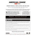 American Range ME-1 Majestic Single-Deck Bakery-Depth Electric Convection Oven - 208V, 1 Phase - 12 kW
