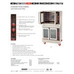 American Range ME-1 Majestic Single-Deck Bakery-Depth Electric Convection Oven - 208V, 1 Phase - 12 kW