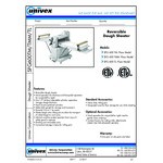 Univex SFG600TM Floor Reversible Dough Sheeter - 220V, 3/4 hp Univex SFG600TM Floor Reversible Dough Sheeter - 220V, 3/4 hp