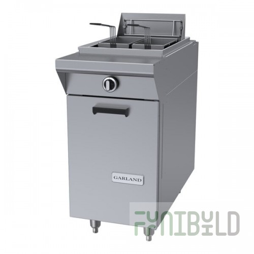 Garland M35SS Master Series Natural Gas 35 lb. Range Match Floor Fryer - 110,000 BTU