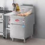 Avantco F5-ES-N 65-70 lb. Natural Gas Stainless Steel Floor Fryer - 100,000 BTU Avantco F5-ES-N 65-70 lb. Natural Gas Stainless Steel Floor Fryer - 100,000 BTU