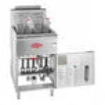 Avantco F5-ES-N 65-70 lb. Natural Gas Stainless Steel Floor Fryer - 100,000 BTU Avantco F5-ES-N 65-70 lb. Natural Gas Stainless Steel Floor Fryer - 100,000 BTU