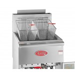 Avantco F5-ES-N 65-70 lb. Natural Gas Stainless Steel Floor Fryer - 100,000 BTU Avantco F5-ES-N 65-70 lb. Natural Gas Stainless Steel Floor Fryer - 100,000 BTU