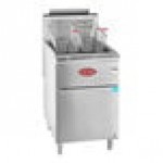 Avantco F5-ES-N 65-70 lb. Natural Gas Stainless Steel Floor Fryer - 100,000 BTU Avantco F5-ES-N 65-70 lb. Natural Gas Stainless Steel Floor Fryer - 100,000 BTU