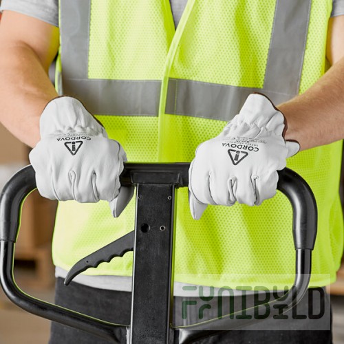 Cordova Premium Grain Goatskin Driver's Gloves with Glass Fiber Lining - Vendpacked - Large - Pair