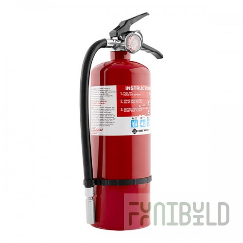 First Alert FAJPRO5 10.2 lb. 3-A:40-B:C Heavy-Duty Rechargeable Commercial Fire Extinguisher