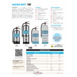 Amerex C270 1.75 Gallon White Powder-Coated Stainless Steel Water Mist Fire Extinguisher 27698 - UL Rating 2A:C Amerex C270 1.75 Gallon White Powder-Coated Stainless Steel Water Mist Fire Extinguisher 27698 - UL Rating 2A:C