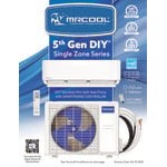 MRCOOL DIY 5th Gen Energy Star Series Ductless Mini-Split Inverter Wall-Mount Air Handler DIY-18-HP-WMAH-230D25-O - 208-230V, 18,000 BTU MRCOOL DIY 5th Gen Energy Star Series Ductless Mini-Split Inverter Wall-Mount Air Handler DIY-18-HP-WMAH-230D25-O - 208-230V, 18,000 BTU