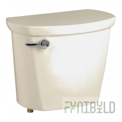 American Standard Cadet PRO Right Height 4188A104.021 Bone Vitreous China Toilet Tank with Lid and 12