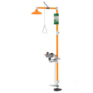 Guardian Equipment G1950P-HFC Safety Station with Eye / Face Wash and Hand / Foot Control