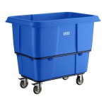 Lavex 16 Cubic Foot Blue Leakproof Cube Truck (1000 lb. Capacity) Lavex 16 Cubic Foot Blue Leakproof Cube Truck (1000 lb. Capacity)