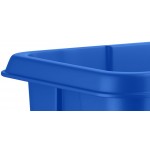 Lavex 16 Cubic Foot Blue Leakproof Cube Truck (1000 lb. Capacity) Lavex 16 Cubic Foot Blue Leakproof Cube Truck (1000 lb. Capacity)