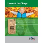 Duro 30 Gallon Self-Standing 2-Ply Natural Kraft Paper Lawn and Leaf Bag 13818 - 50/Case Duro 30 Gallon Self-Standing 2-Ply Natural Kraft Paper Lawn and Leaf Bag 13818 - 50/Case