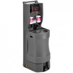 Cambro MHWS18PER100 Gray Customizable 18 Gallon Mobile Handwash Station Cambro MHWS18PER100 Gray Customizable 18 Gallon Mobile Handwash Station