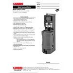 Cambro MHWS18PER100 Gray Customizable 18 Gallon Mobile Handwash Station Cambro MHWS18PER100 Gray Customizable 18 Gallon Mobile Handwash Station