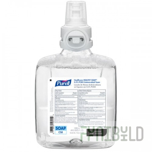 PURELL® 7878-02 Healthy Soap® Healthcare CS8 1200 mL Antimicrobial Foaming Hand Soap - 2/Case