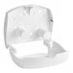 Kimberly-Clark Professional 09508 White Jumbo Roll Horizontal Toilet Paper Dispenser with Stub Roll Section