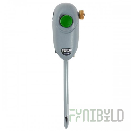 Dema Fusion One Manual Bottle Filling Chemical Dispenser with Action Gap and Green Push Button - 1.0 GPM
