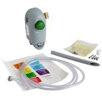 Dema Fusion One Manual Bottle Filling Chemical Dispenser with Action Gap and Green Push Button - 1.0 GPM Dema Fusion One Manual Bottle Filling Chemical Dispenser with Action Gap and Green Push Button - 1.0 GPM