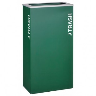 Ex-Cell Kaiser RC-KD17-T EGX Kaleidoscope XL Series Emerald Texture 17 Gallon Customizable Rectangular Trash Can Ex-Cell Kaiser RC-KD17-T EGX Kaleidoscope XL Series Emerald Texture 17 Gallon Customizable Rectangular Trash Can