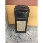 Commercial Zone 720525K StoneTec 42 Gallon Square Brown Decorative Trash Can with Sedona Panels and Ashtray Dome Lid Commercial Zone 720525K StoneTec 42 Gallon Square Brown Decorative Trash Can with Sedona Panels and Ashtray Dome Lid