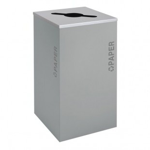 Ex-Cell Kaiser RC-KDSQ-P BT-HMG Black Tie Kaleidoscope Hammered Gray Square 24 Gallon Paper Receptacle Ex-Cell Kaiser RC-KDSQ-P BT-HMG Black Tie Kaleidoscope Hammered Gray Square 24 Gallon Paper Receptacle