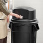 Rubbermaid® 2044040 BRUTE Black Round Dome Top for FG265500 Containers 55 Gallon Rubbermaid® 2044040 BRUTE Black Round Dome Top for FG265500 Containers 55 Gallon