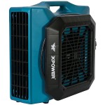 XPOWER PL-700A-Blue 3-Speed Low Profile Air Mover with GFCI Power Outlets - 1/3 hp XPOWER PL-700A-Blue 3-Speed Low Profile Air Mover with GFCI Power Outlets - 1/3 hp