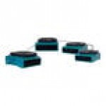 XPOWER PL-700A-Blue 3-Speed Low Profile Air Mover with GFCI Power Outlets - 1/3 hp XPOWER PL-700A-Blue 3-Speed Low Profile Air Mover with GFCI Power Outlets - 1/3 hp