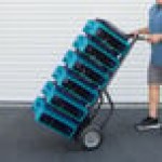 XPOWER PL-700A-Blue 3-Speed Low Profile Air Mover with GFCI Power Outlets - 1/3 hp XPOWER PL-700A-Blue 3-Speed Low Profile Air Mover with GFCI Power Outlets - 1/3 hp
