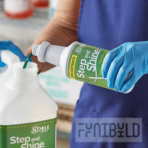 Noble 32 fl. oz. Step and Shine Concentrated Floor Cleaner Refill - 2/Case