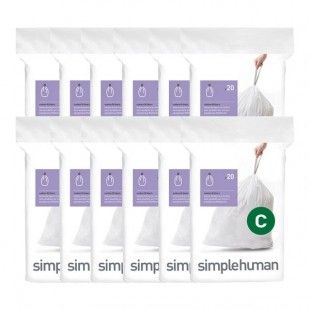 simplehuman CW0252MC 2.6-3.2 Gallon 25 Micron 20