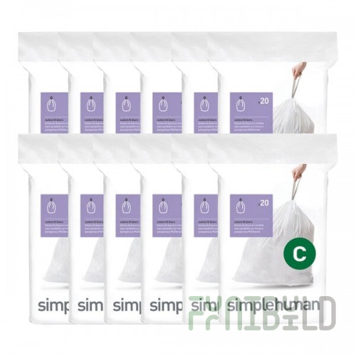 simplehuman CW0252MC 2.6-3.2 Gallon 25 Micron 20