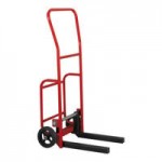 Valley Craft 800 lb. Steel Multi-Use Hand Truck with Flat Forks and Molded-On Rubber Wheels F86182A4FF Valley Craft 800 lb. Steel Multi-Use Hand Truck with Flat Forks and Molded-On Rubber Wheels F86182A4FF