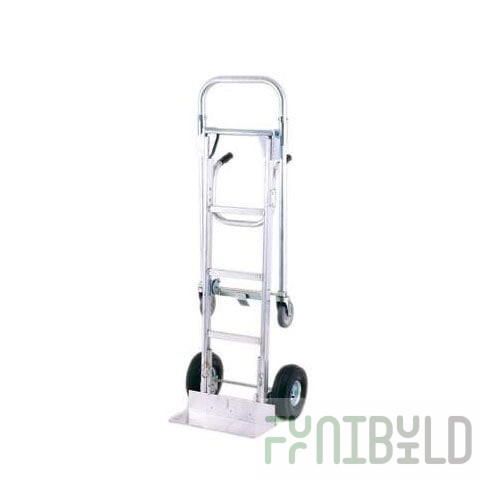 Harper 850 lb. Dual Pin Handle Mega Truck Senior Aluminum Hand Truck / Platform Truck with 10