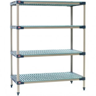 Metro X456G4 MetroMax 4 Grid 4-Shelf Stationary Shelving Unit - 21