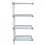 Metro X456G4 MetroMax 4 Grid 4-Shelf Stationary Shelving Unit - 21