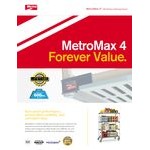 Metro X456G4 MetroMax 4 Grid 4-Shelf Stationary Shelving Unit - 21