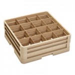 Vollrath CRD Traex® 16 Compartment Beige Full-Size Closed Wall Extender
