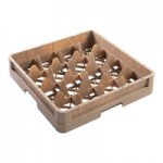 Vollrath CRD Traex® 16 Compartment Beige Full-Size Closed Wall Extender