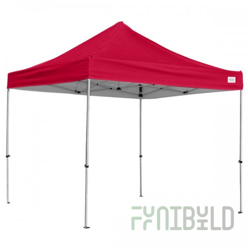 Caravan Canopy 21003505031 Alumashade Bigfoot 10' x 10' Red Light-Duty Commercial Grade Instant Canopy Deluxe Kit