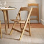 Flash Furniture Holden Oak Finish Wood Folding Chair with Slatted Seat Flash Furniture Holden Oak Finish Wood Folding Chair with Slatted Seat