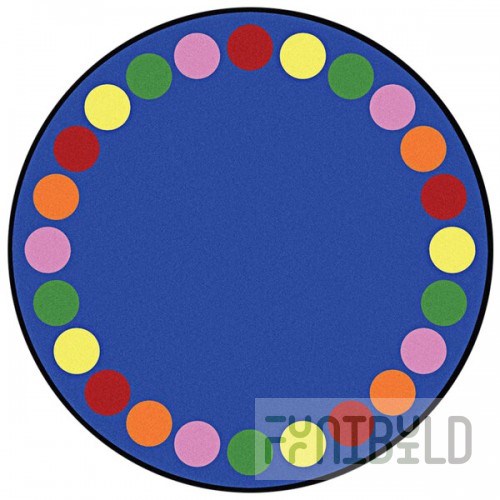 Joy Carpets Kid Essentials Lots Of Dots 13' 2