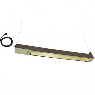 TPI OCH Series OCH-57-240VCE Brown Outdoor / Indoor Quartz Electric Infrared Heater with 6' Cord Set - 240V, 3000W TPI OCH Series OCH-57-240VCE Brown Outdoor / Indoor Quartz Electric Infrared Heater with 6' Cord Set - 240V, 3000W
