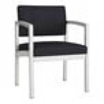 Lesro Lenox Steel Patriot Plus Black Vinyl Guest Arm Chair Lesro Lenox Steel Patriot Plus Black Vinyl Guest Arm Chair