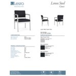 Lesro Lenox Steel Patriot Plus Black Vinyl Guest Arm Chair Lesro Lenox Steel Patriot Plus Black Vinyl Guest Arm Chair