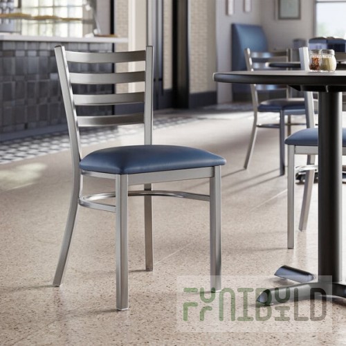 Lancaster Table & Seating Clear Coat Finish Ladder Back Chair with 2 1/2