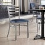 Lancaster Table & Seating Clear Coat Finish Ladder Back Chair with 2 1/2 Lancaster Table & Seating Clear Coat Finish Ladder Back Chair with 2 1/2