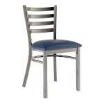 Lancaster Table & Seating Clear Coat Finish Ladder Back Chair with 2 1/2 Lancaster Table & Seating Clear Coat Finish Ladder Back Chair with 2 1/2