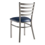 Lancaster Table & Seating Clear Coat Finish Ladder Back Chair with 2 1/2 Lancaster Table & Seating Clear Coat Finish Ladder Back Chair with 2 1/2